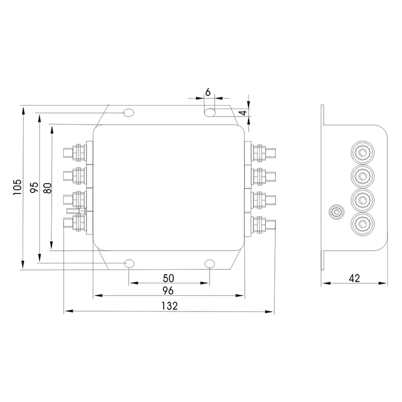 DAC41 | Terminal Block 3 Phase Filter | DOREXS